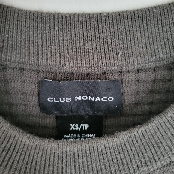 Club Monaco Textured Crewneck Long Sleeved Shirt - Picture 3 of 4